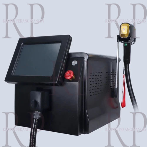 Spa painless diode laser hair removal machine with 755 808 1064nm wavelengths for permanent depilation.