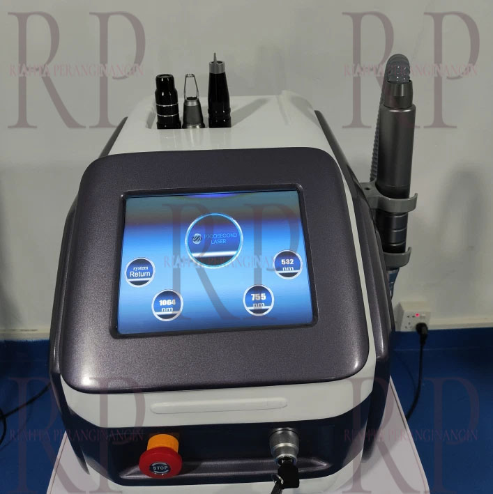 Multi-wavelength diode laser machine for painless permanent hair removal on face and body
