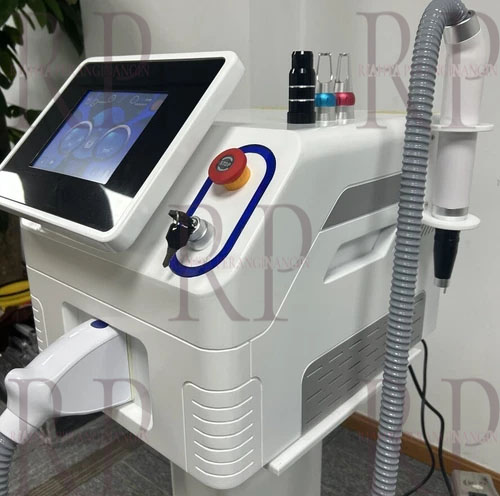 Picosecond Nd YAG laser machine for tattoo removal, pigment correction, and skin rejuvenation