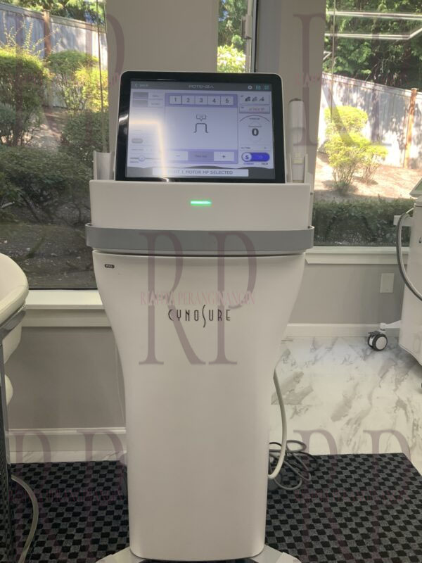 2019 Cynosure Potenza RF microneedling device with monopolar bipolar modes and acne handpiece